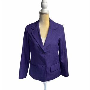 Tog Shop Single Button purple Blazer Jacket - 6P